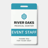 Event-Mitarbeiter-ID Ausweis (Vorderseite)