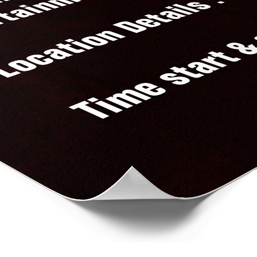 EVENT Party #3 Poster (Ecke)