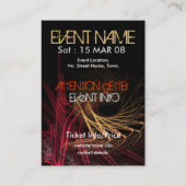 EVENT PARTY miniFLYER #003 Visitenkarte (Vorderseite)