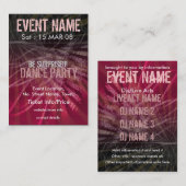 EVENT PARTY miniFLYER #004 Visitenkarte (Vorne/Hinten)