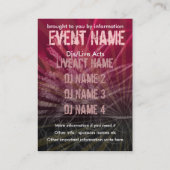 EVENT PARTY miniFLYER #004 Visitenkarte (Rückseite)