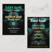 EVENT PARTY miniFLYER #009 Visitenkarte (Vorne/Hinten)