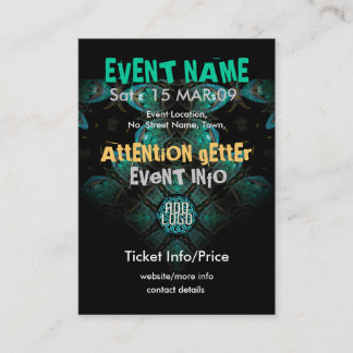 EVENT PARTY miniFLYER #009 Visitenkarte