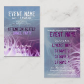 EVENT PARTY miniFLYER #08 Visitenkarte (Vorne/Hinten)