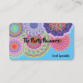 Event & Party Planung, Helle Kreation, Spaß Visitenkarte (Vorderseite)