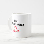 Event-Planer Badass Kaffeetasse (Vorderseite Links)
