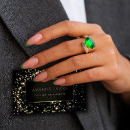 Event Planer Black Frame Stars Gold Sparkasse Sepi Visitenkarte