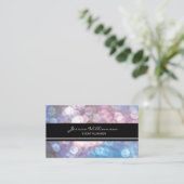 Event-Planer-Buch, funkelnd, trendy Visitenkarte (Stehend Vorderseite)