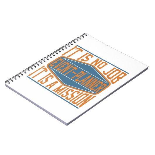 Event-Planer - es ist kein Job, es ist ein Auftrag Notizblock (Linke Seite)