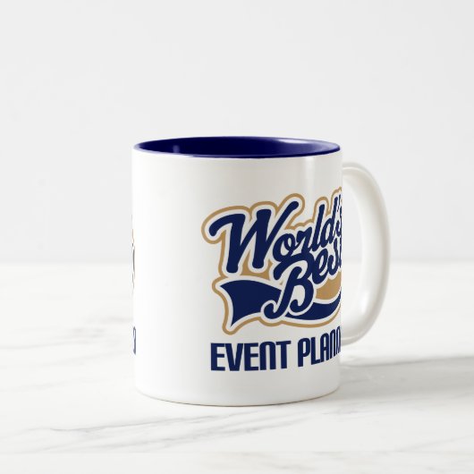 Event-Planer-Geschenk Zweifarbige Tasse (VorderseiteRechts)