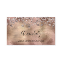 Event-Planer Rose Influencer Rose Gold Glass