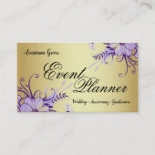 Event-Planer Visitenkarte (Vorderseite)