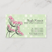 Event-Planer Visitenkarte (Rückseite)