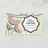 Event-Planer Visitenkarte (Vorderseite)