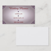 Event-Planer-Visitenkarte Visitenkarte (Vorne/Hinten)