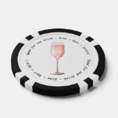 Event QR Code Pink Fizz Drink Gutschein Pokerchips (Einzeln)