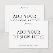 Event Response Card Printing 3.5x5" Custom RSVP Karte (Vorne/Hinten)