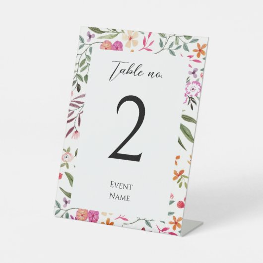 Event-Sign_Table-# Sockelschild (Vorderseite)