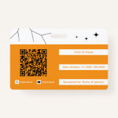 Event Staff Ausweis (Rückseite)