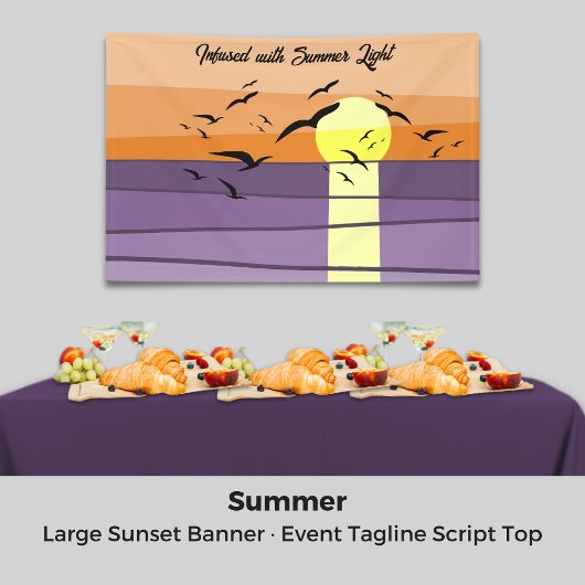 Event Tagline Script Top ・ Grosses Sunset Banner