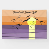 Event Tagline Script Top ・ Grosses Sunset Banner (Horizontal)