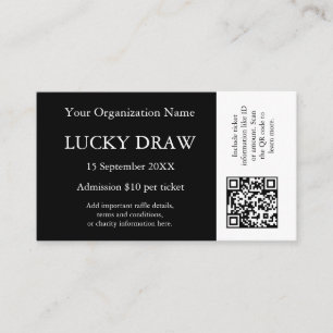 Event-Tickets Personalisierter QR-Eintrittsausweis Visitenkarte
