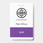 Event-VIP-Foto-ID-Ausweis-Pass Ausweis (Vorderseite)