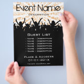 Event-Werbeaktion Flyer (Hand)