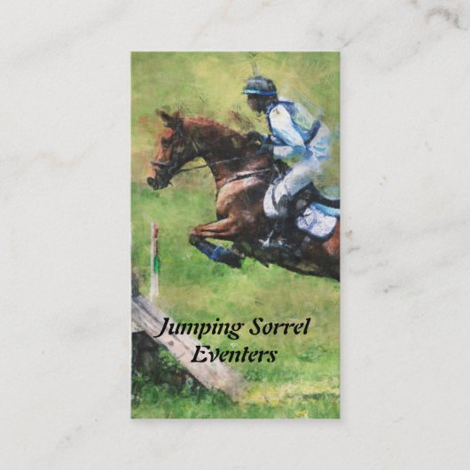 Eventer Cross Countryspringen Visitenkarte (Vorderseite)