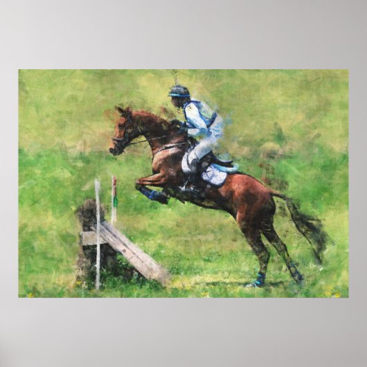 Eventer Springen Poster (Vorne)