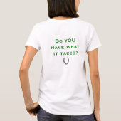 EVENTING haben Sie, was es nimmt? T-Shirt (Rückseite)