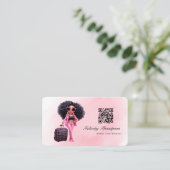 Eventkoordinator QR-Code Visitenkarte (Stehend Vorderseite)