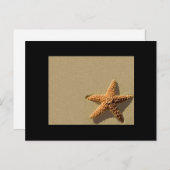 Evento estrellas de mar tropy la invitación d postkarte (Vorne/Hinten)