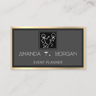 Eventplaner Dance Wedding Blogger Modern Visitenkarte