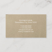 Eventplaner Eleganter Beach Hibiskus Rote Flora Visitenkarte (Rückseite)