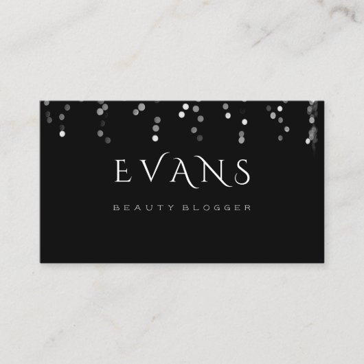 Eventplaner Makeup Artist Silver Gray Light Terminkarte (Vorderseite)