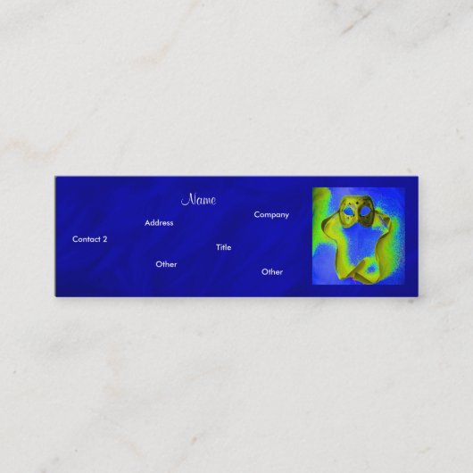 Eventplaner - Masquerade Mini Visitenkarte (Vorderseite)