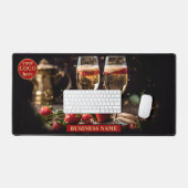 Eventplaner oder Caterer Champagne Schreibtischunterlage (Tastatur & Maus)