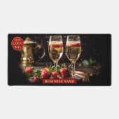 Eventplaner oder Caterer Champagne Schreibtischunterlage (Vorderseite)