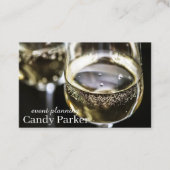 Eventplanung Sparkling Wein Visitenkarte (Vorderseite)