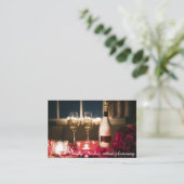 Eventplanung Sparkling Wine Macro Visitenkarte (Stehend Vorderseite)