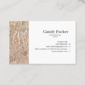 Eventplanung Sparkling Wine Macro Visitenkarte (Rückseite)