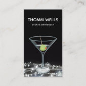 Events Barkeeper Festivals Visitenkarte (Vorderseite)