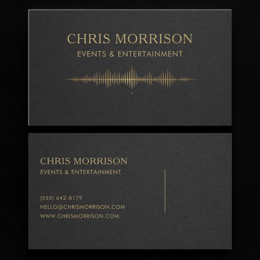 Events & Entertainment Musik Visitenkarte
