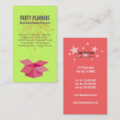 Events Management Company Visitenkarte (Vorne/Hinten)