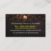 Events Professional Barman Visitenkarte (Rückseite)