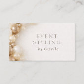 Eventstyling-Partydekoration Visitenkarte (Vorderseite)
