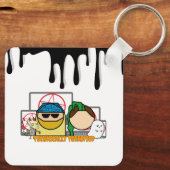 Eventuell paranormaler zweiseitiger Schlüsselanhän Schlüsselanhänger (Rückseite)