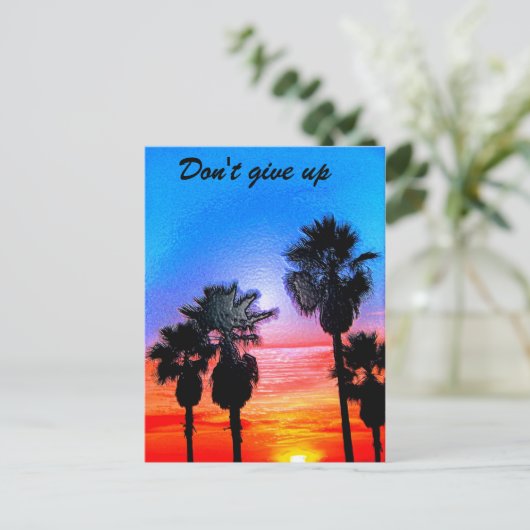 Eventuelle Ereignisse_ Postkarte (Stehend Vorderseite)