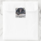 Eventuelle Ereignisse_ Quadratischer Aufkleber (Tasche)